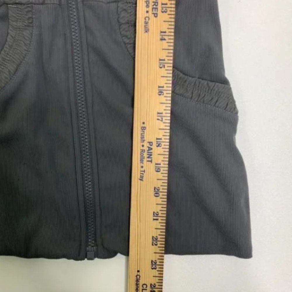 Lululemon Reversible Dance Studio Jacket Blurred Grey Zip Up Hooded Thumbholes 4 - Picture 9 of 16